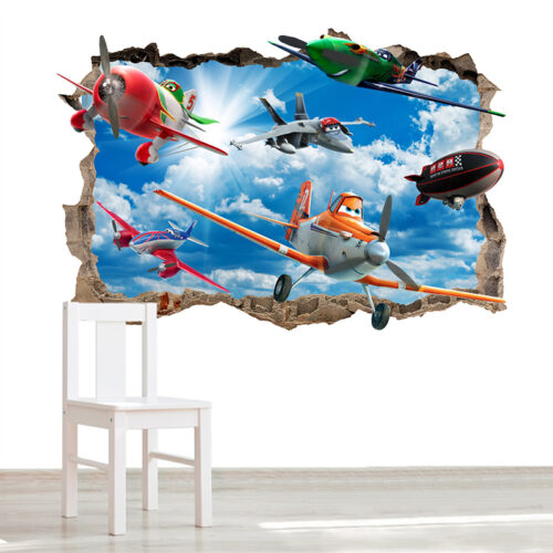 3D Planes stiker